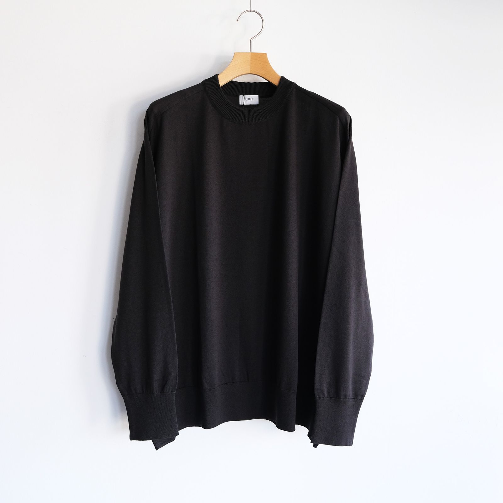 Crew Neck Knit -ニット-（Charcoal / チャコール）
