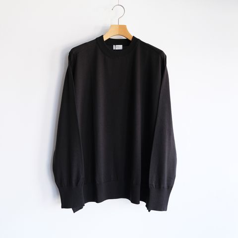 Crew Neck Knit -ニット-（Charcoal / チャコール）