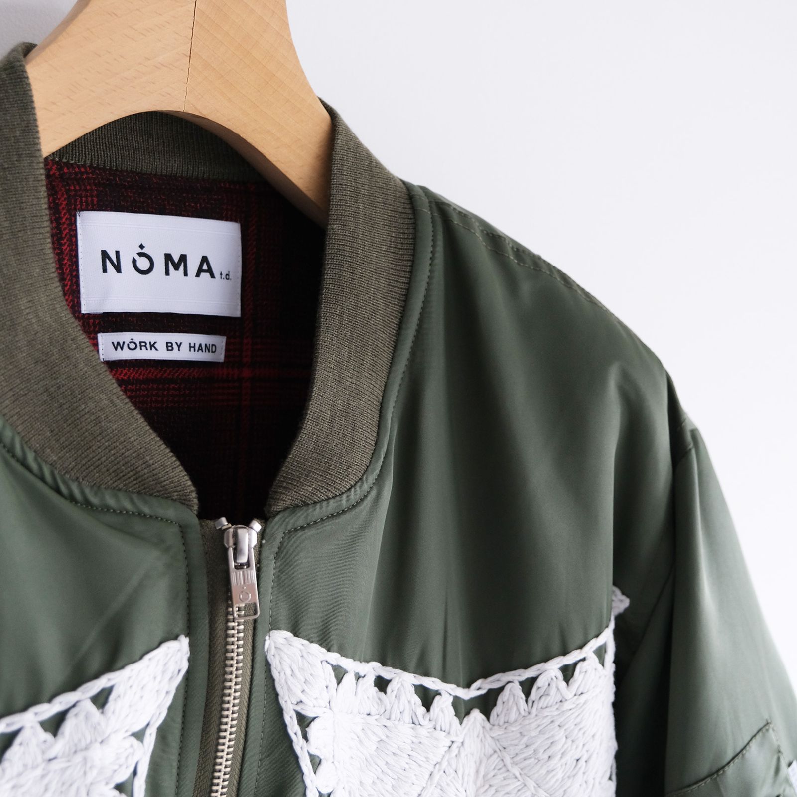 The Craft Hand Embroidery Flight Jacket -ジャケット-（Olive / オリーブ）