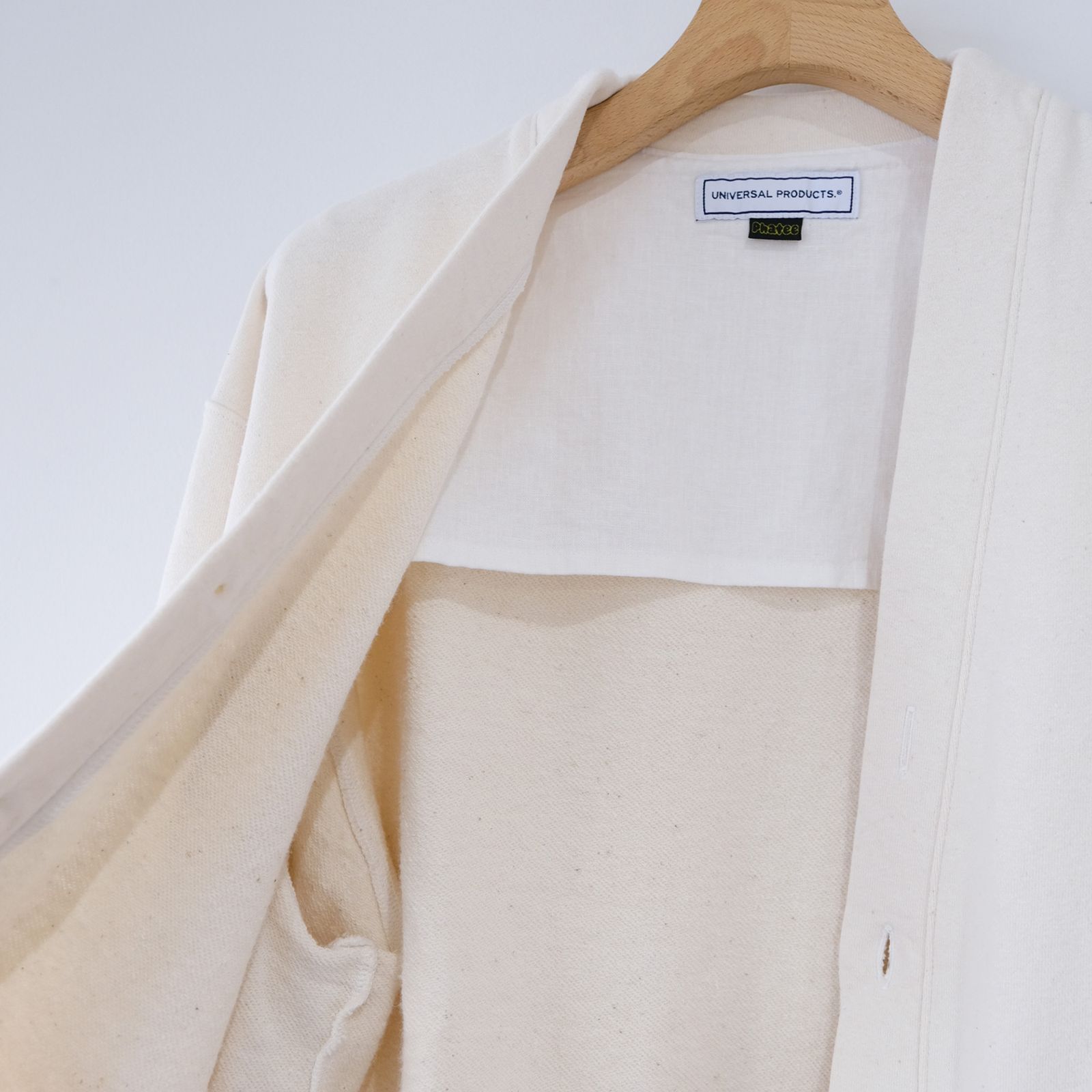 Phatee Hemp Sweat Cardigan -カーディガン-（Ivory / アイボリー）
