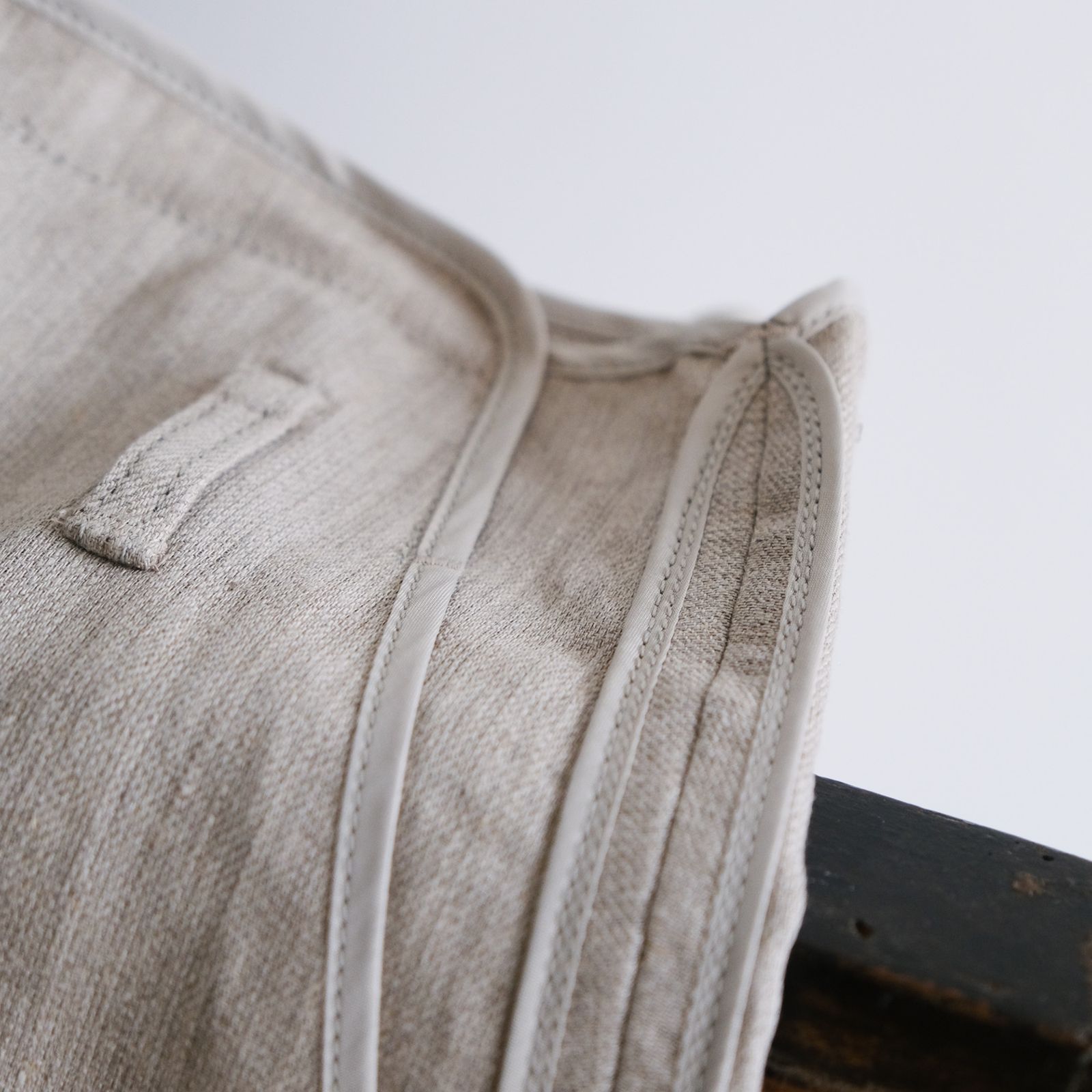 With Piping Linen Pants -パンツ-（Beige / ベージュ）