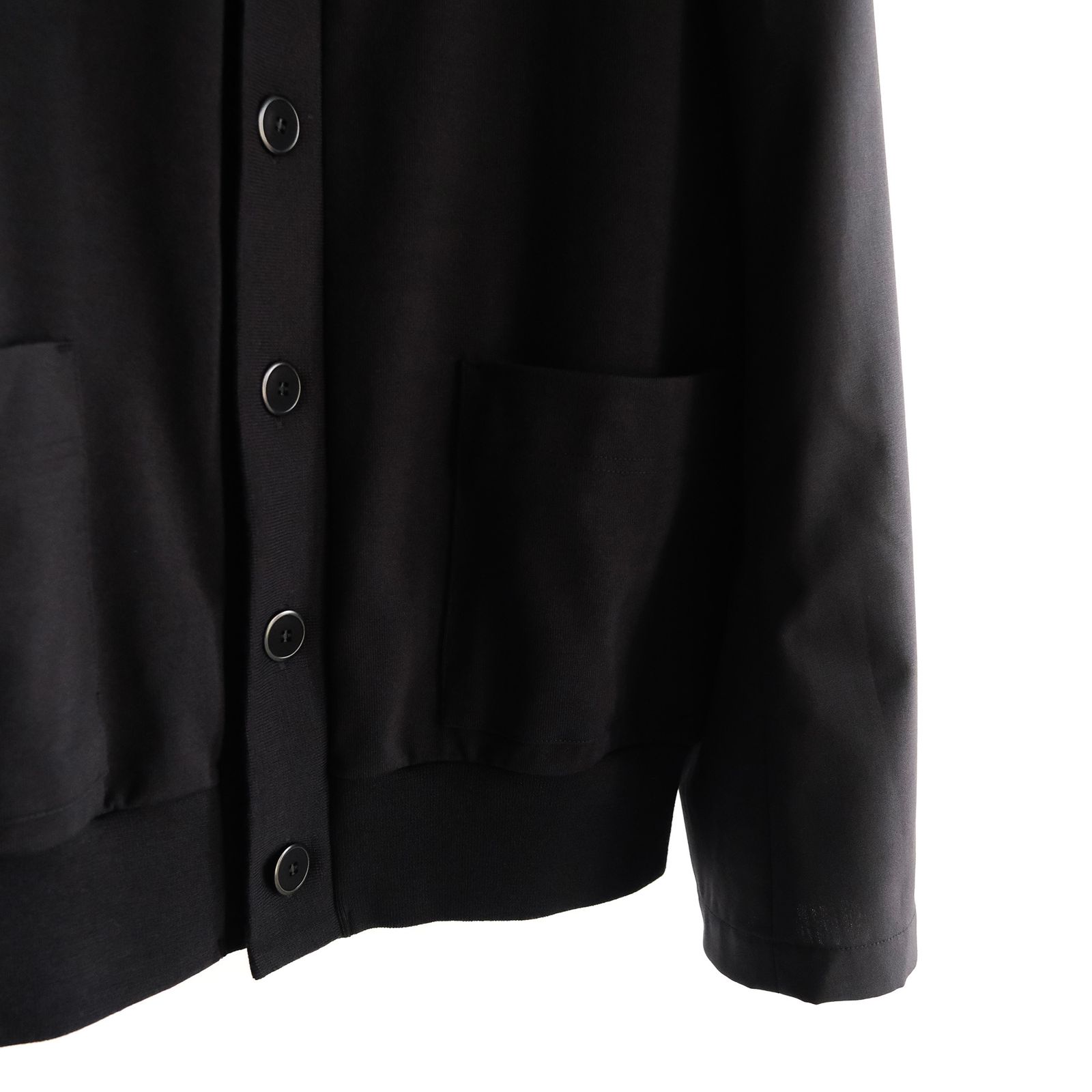 Un(i)Form Jersey：Docking Cardigan - カーディガン-（Black / ブラック）