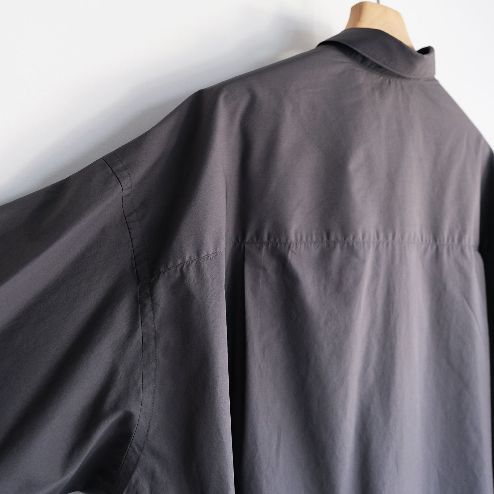 Broad L/S Oversized Regular Collar Shirt -シャツ-（C.Gray / C.グレー）GM261-50001B