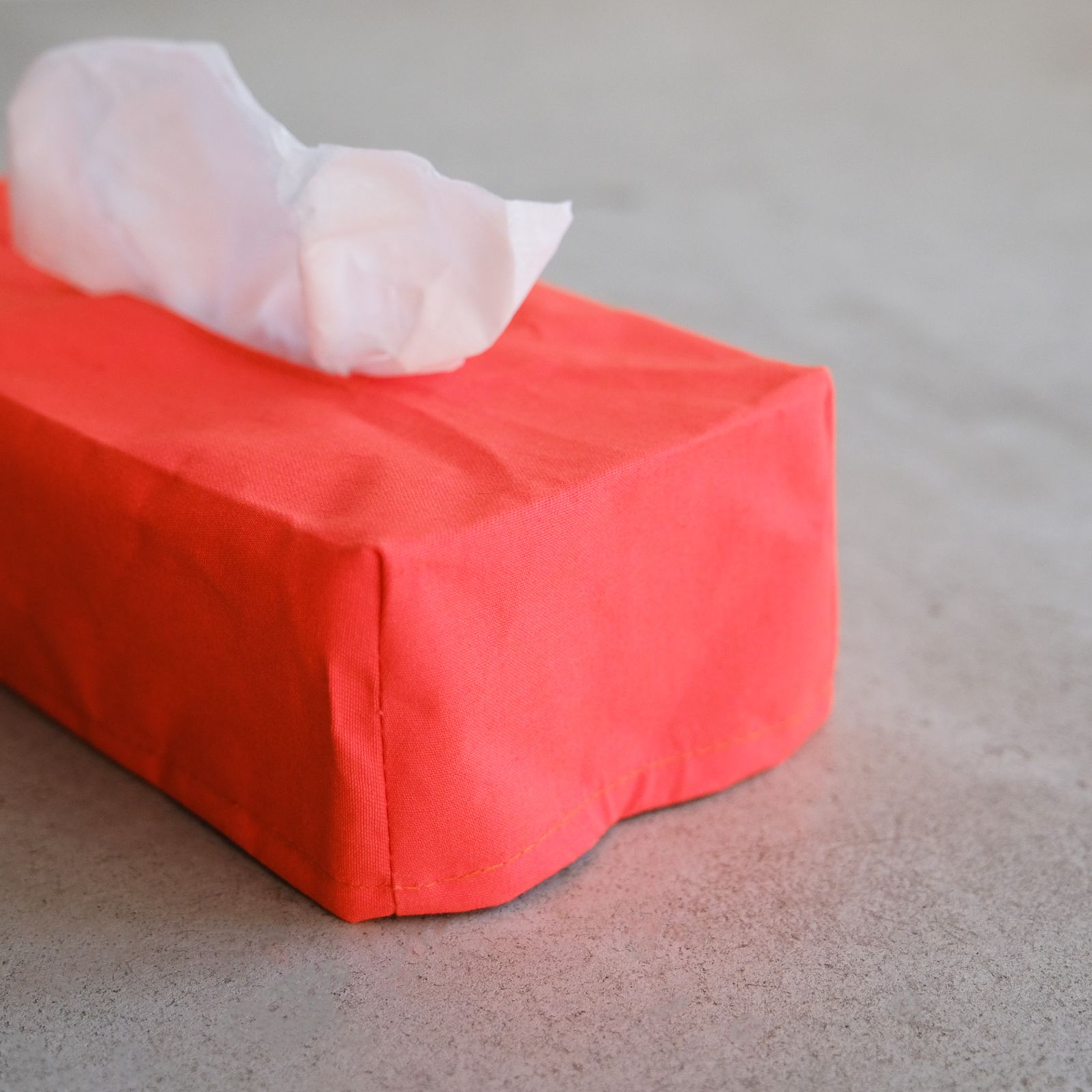 Emergency Tissue Box Cover -ティッシュケース-（Orange / オレンジ）