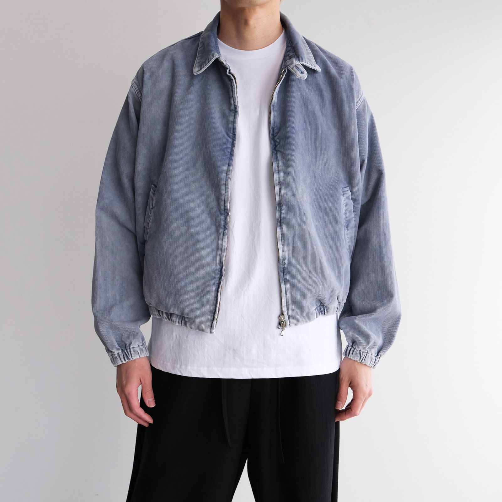 URU - Cotton Polyester Corduroy - Zip Up Blouson -ブルゾン
