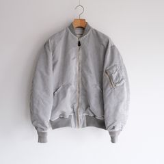 Hand-Dyed Bomber Jacket -ジャケット-（Gray / グレー）