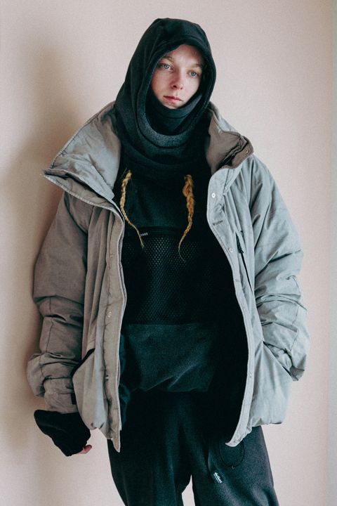Garment Dyed Makalu Down Jacket -ジャケット-（Gray / グレー）