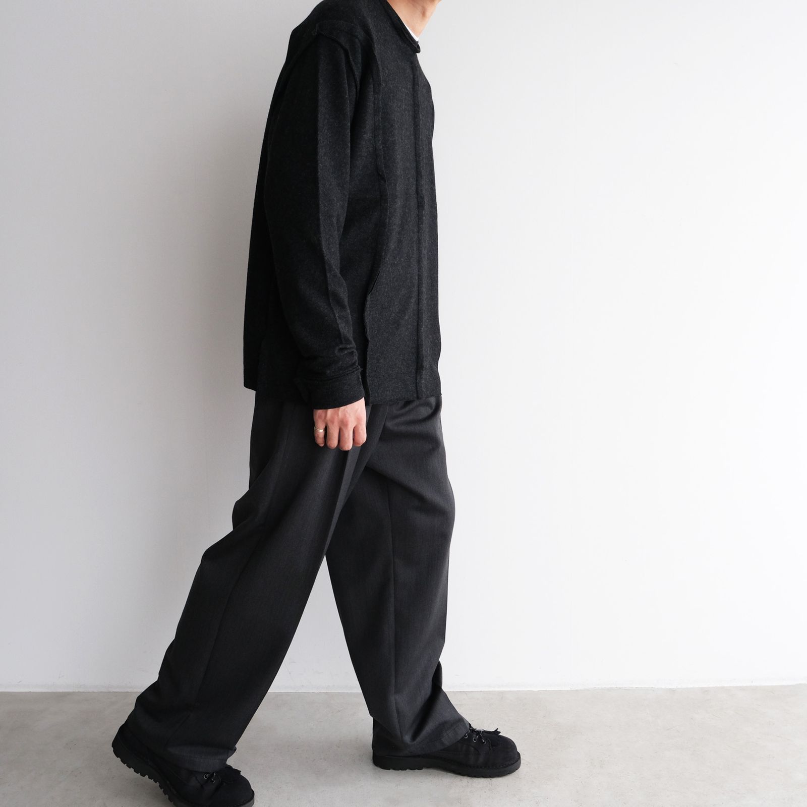 Assemblage Wool Tee -ニット-（Dark Gray / ダークグレー）