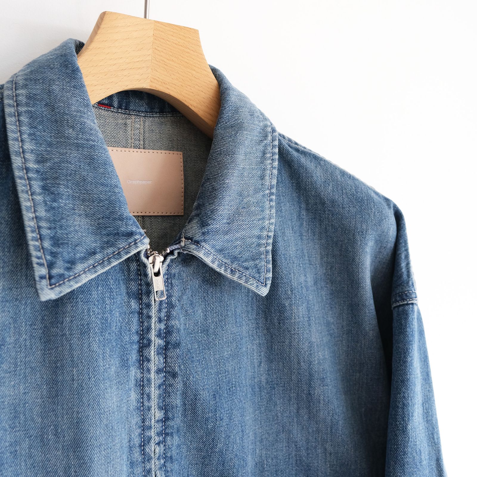Selvage Denim Zip Jacket -デニムジャケット-（Indigo Light Fade / インディゴライトフェイド）
