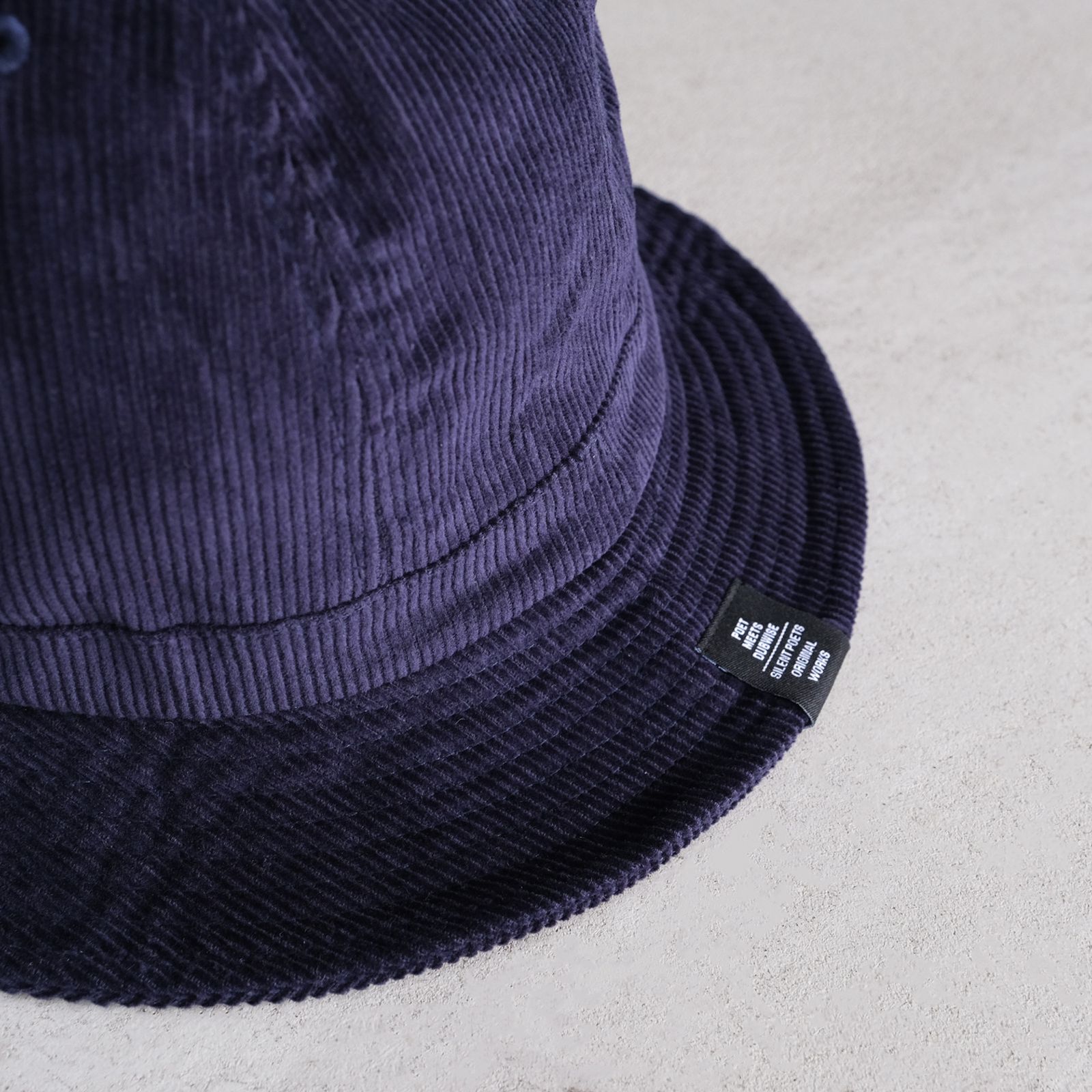 PMD Tag Corduroy Metro Hat -ハット-（Navy / ネイビー）