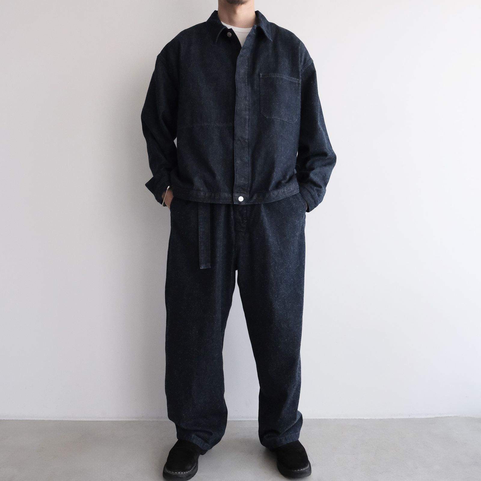 Silk Denim Work Jacket -ジャケット-（Indigo / インディゴ）