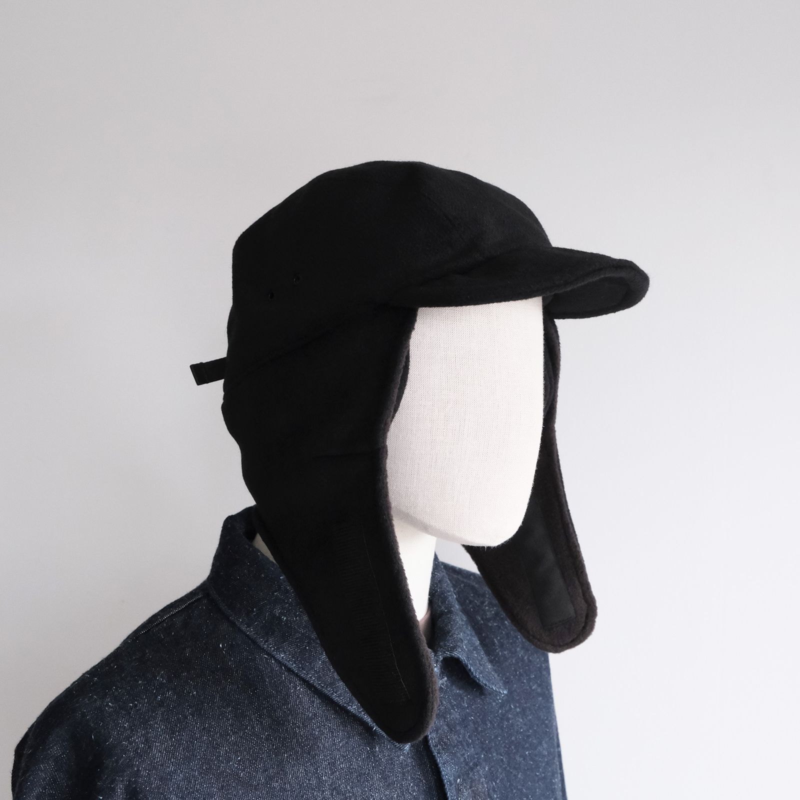 Angola Army Ear Cap -キャップ-（Black / ブラック）