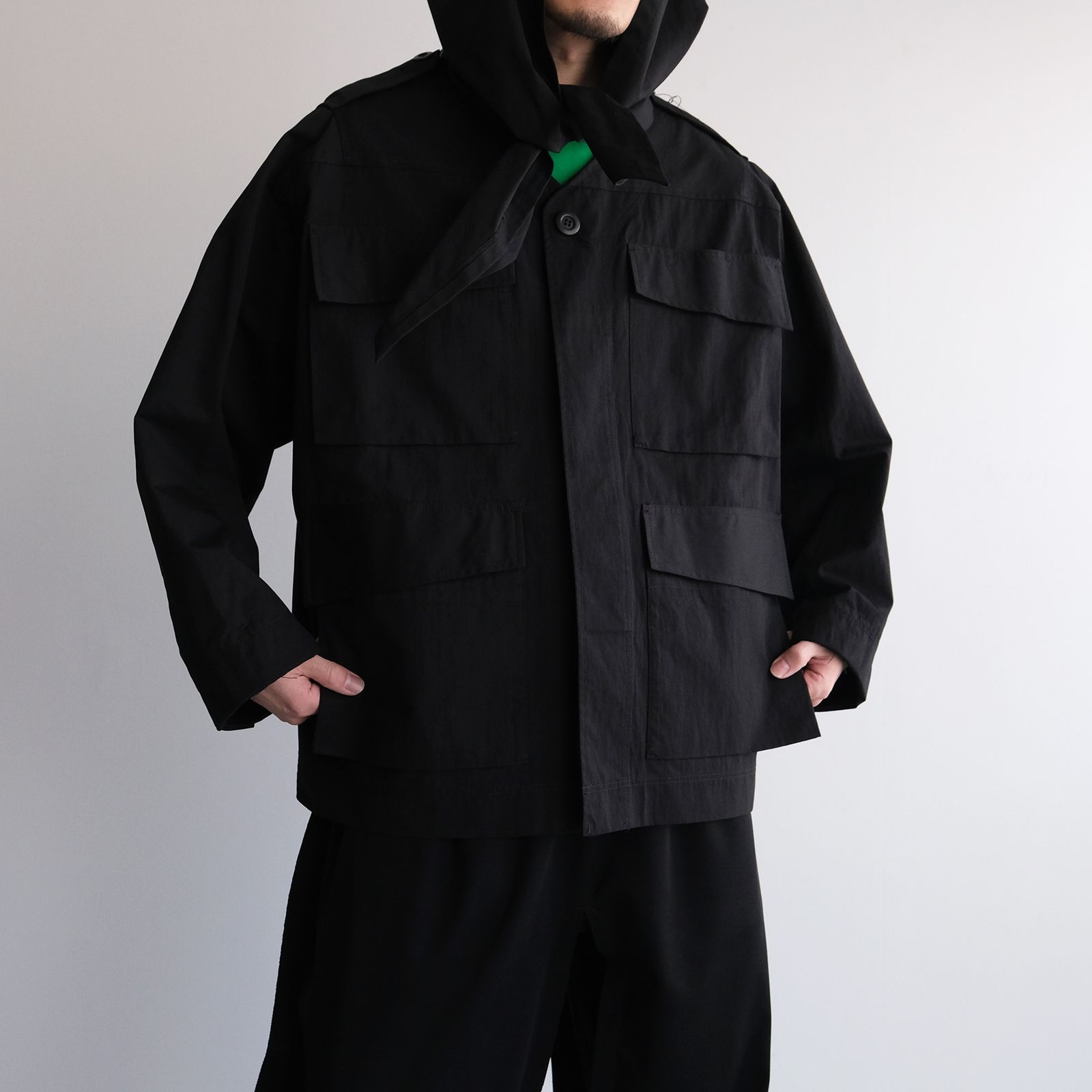 Haori Miritary：Jacket -ジャケット-（Black / ブラック）