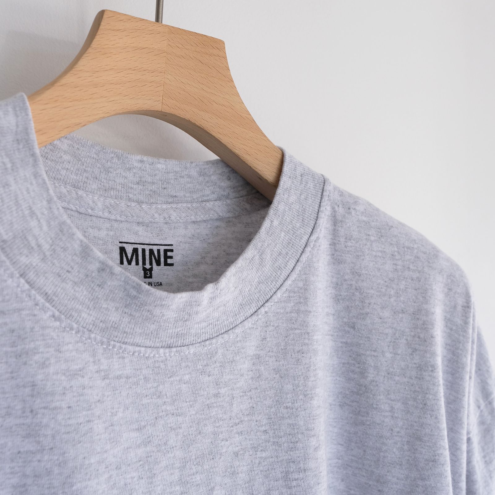 MINE Duct Tape S/S T-Shirt / White Label -Tシャツ-（Ash Gray / アッシュグレー）