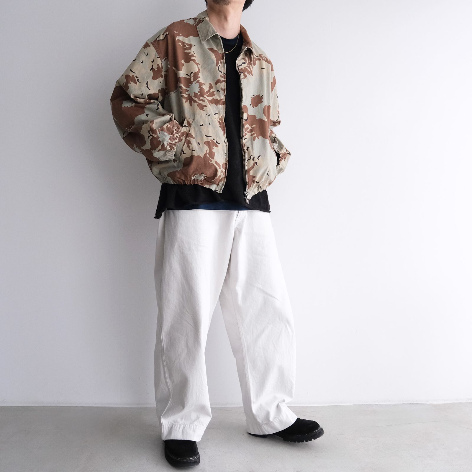 Camo Flower Blouson -ジャケット-（Beige / ベージュ）