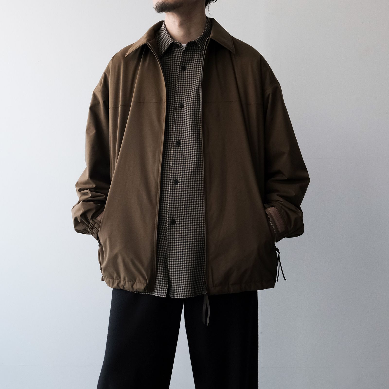 PERTEX SHIELD Light Thermo Zip-Up Jacket -ブルゾン-（Brown / ブラウン）GM263-30270