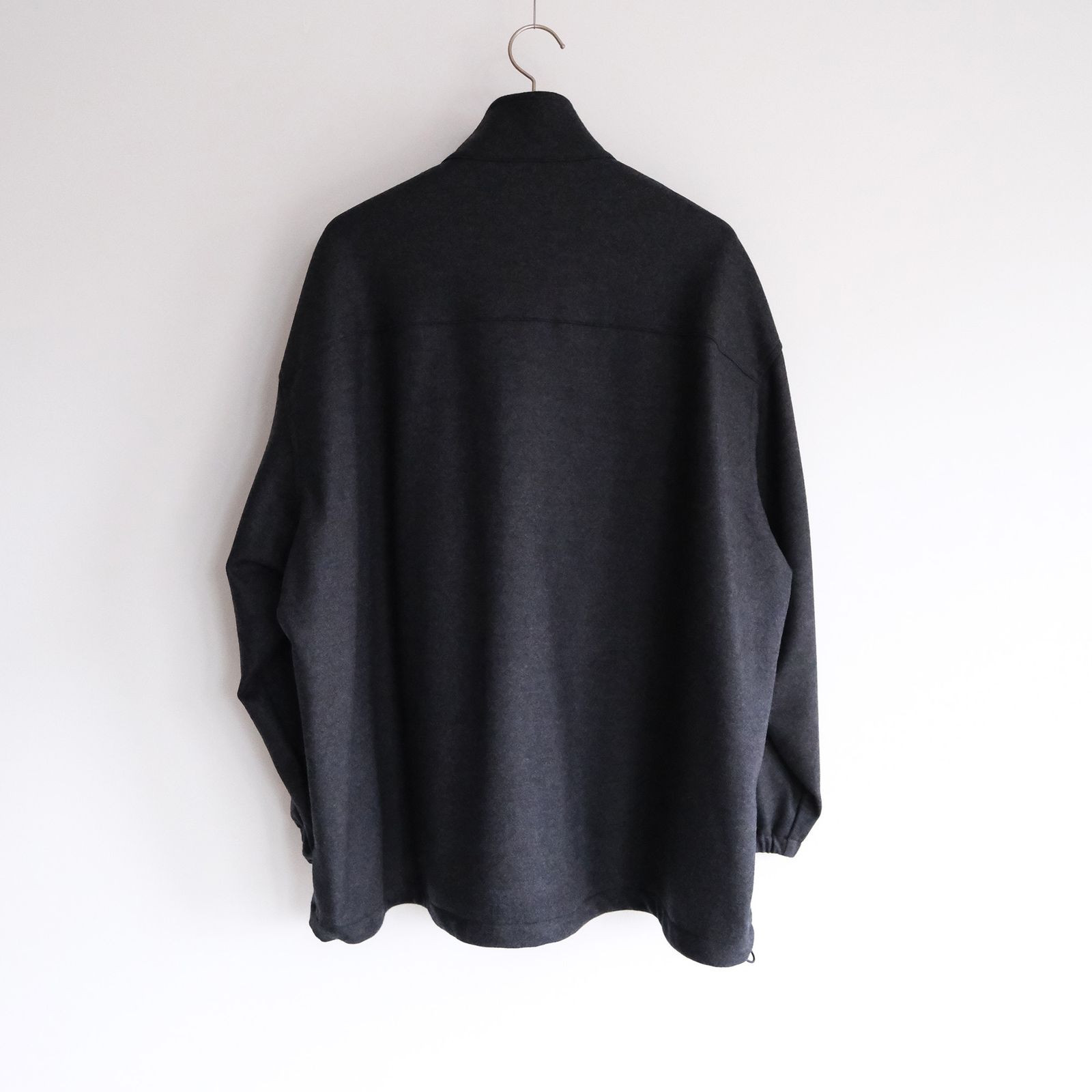 Wool Smooth Flannel Track Blouson -ブルゾン-（Gray / グレー）