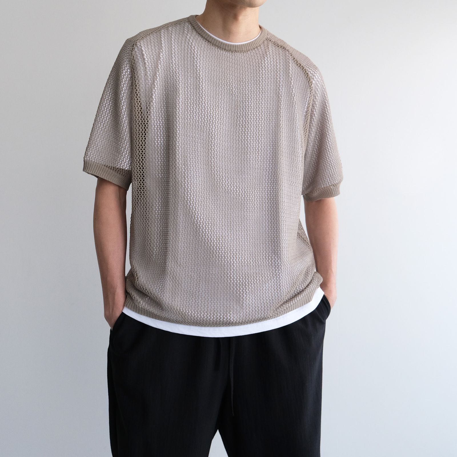 Crew Neck S/S Tee -Tシャツ-（Mocha / モカ）