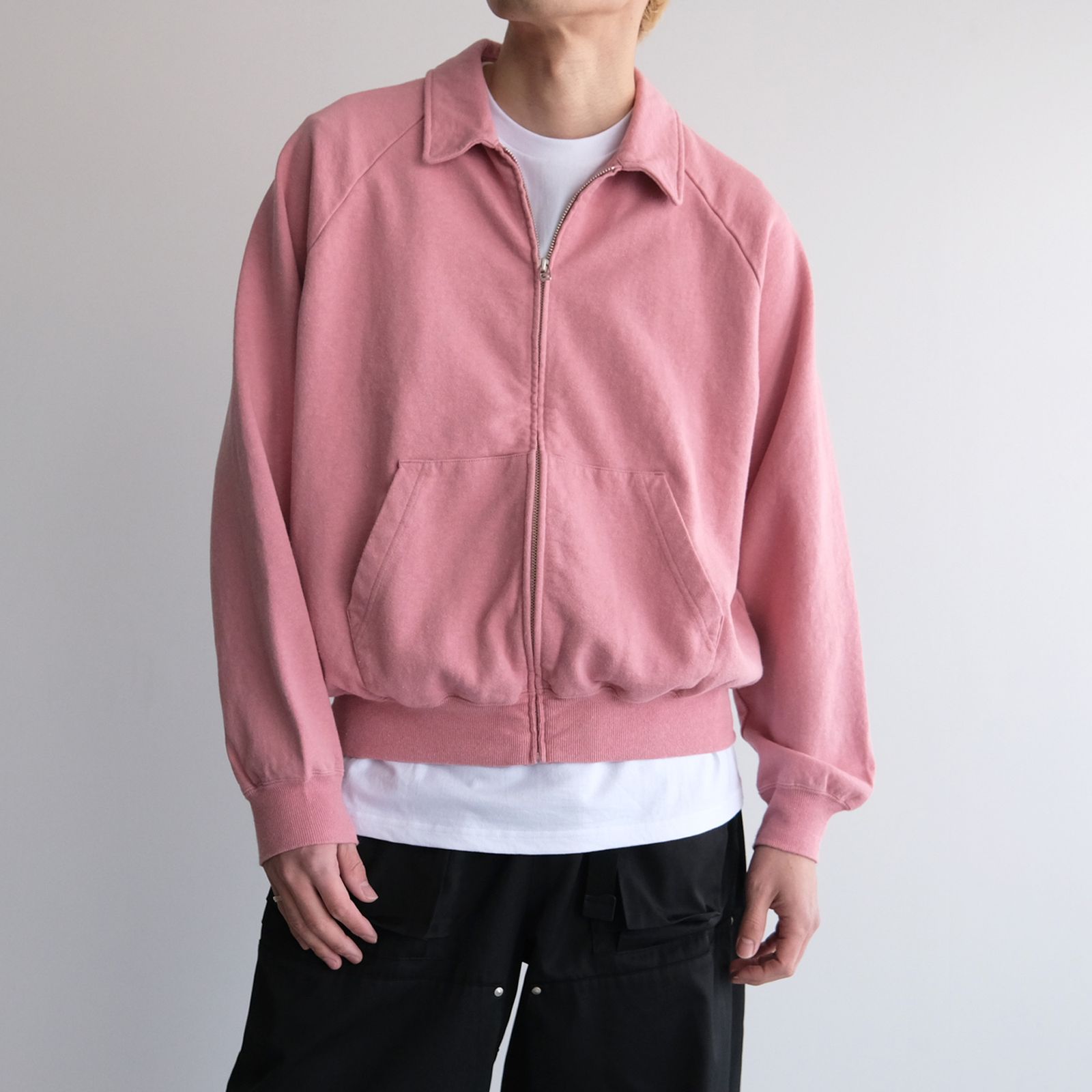 peate sweat pink トレーナー　スウェット UNIVERSAL PRODUCTS - Phatee Hemp Zip Up Sweat -スウェット