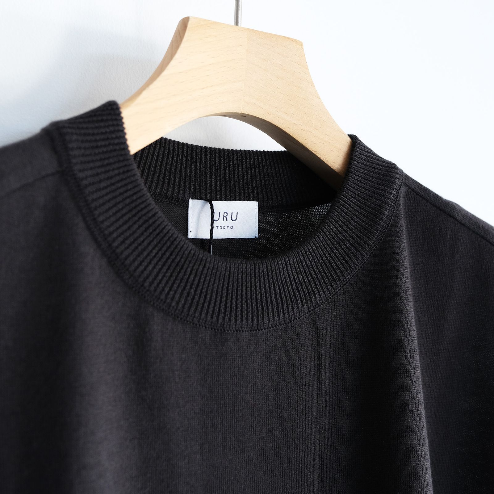 Crew Neck Knit -ニット-（Charcoal / チャコール）