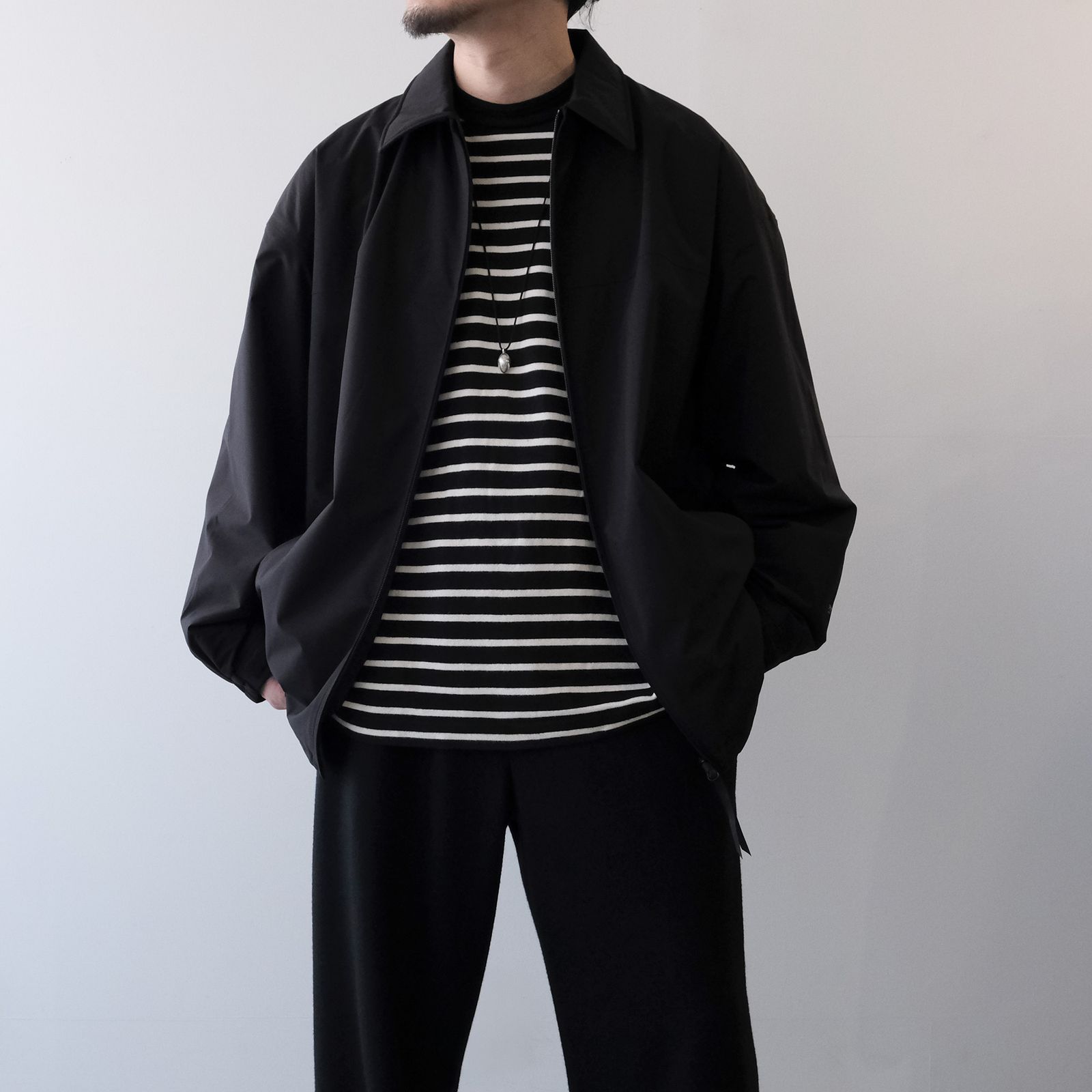 PERTEX SHIELD Light Thermo Zip-Up Jacket -ブルゾン-（Black / ブラック）GM263-30270
