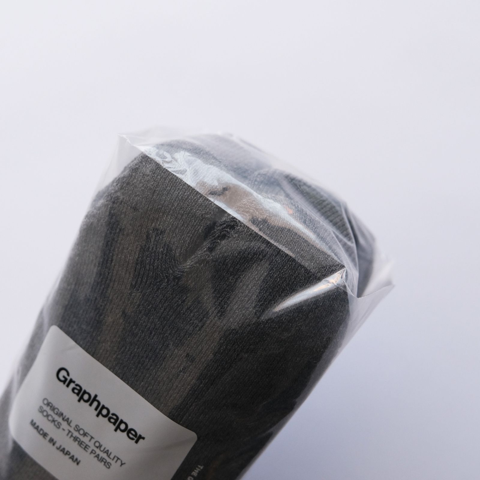 Graphpaper Tabi 3-Pack Socks -ソックス-（Gray / グレー）