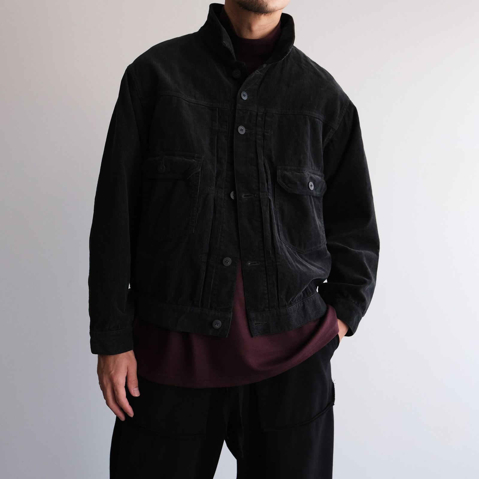 Merino Qualitee Turtle -Tシャツ-（Burgundy / バーガンディ）