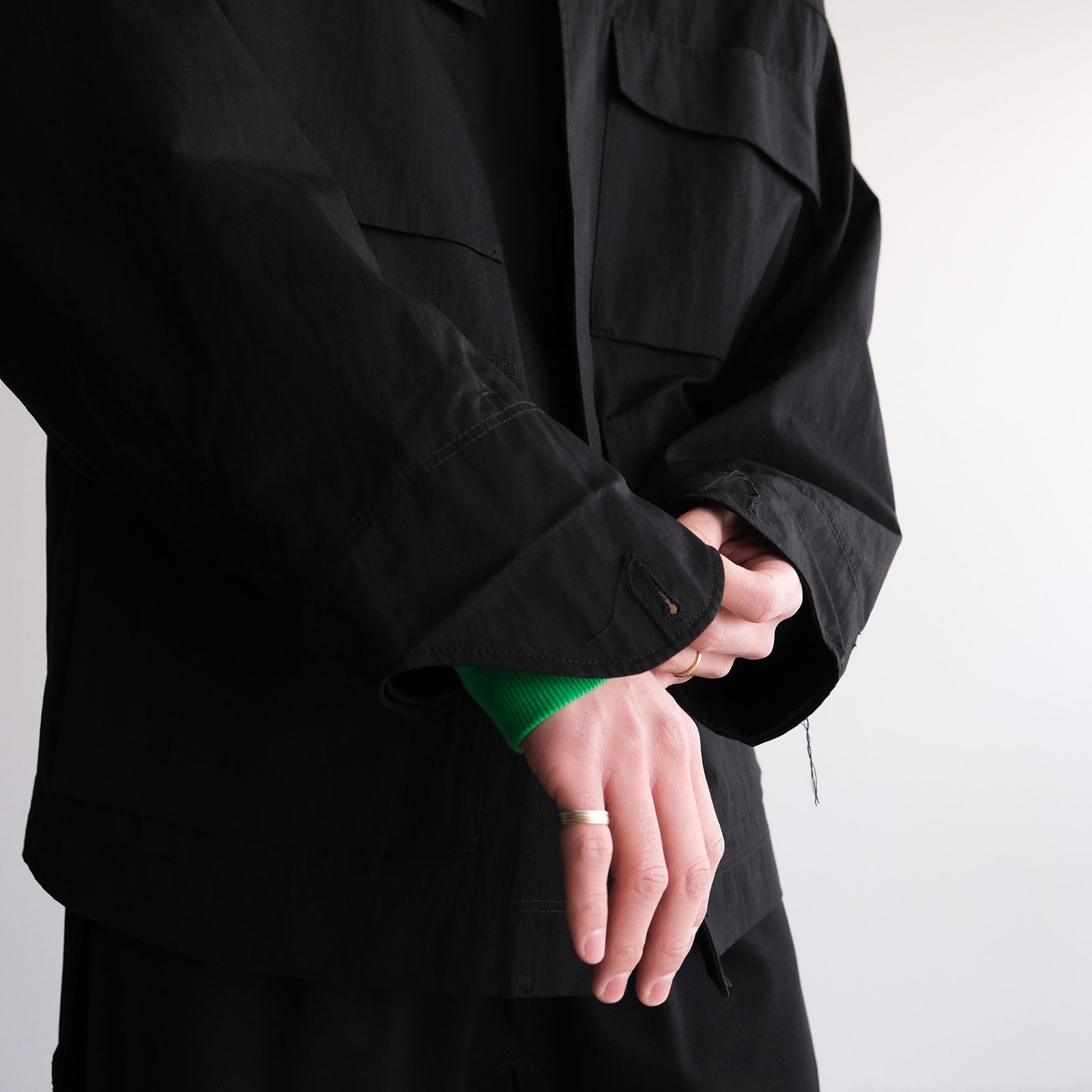 Haori Miritary：Jacket -ジャケット-（Black / ブラック）