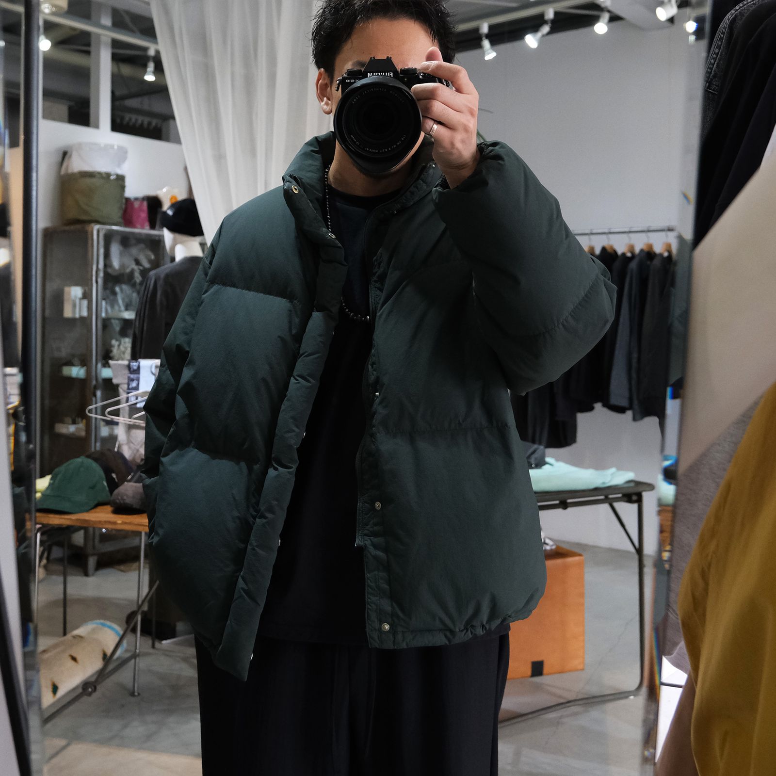 Garment Dyed Down Jacket -ダウンジャケット-（Green / グリーン）