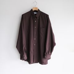 Easy Care Poplin L/S Oversized B.D Shirt -シャツ-（Brown / ブラウン）GM263-50620