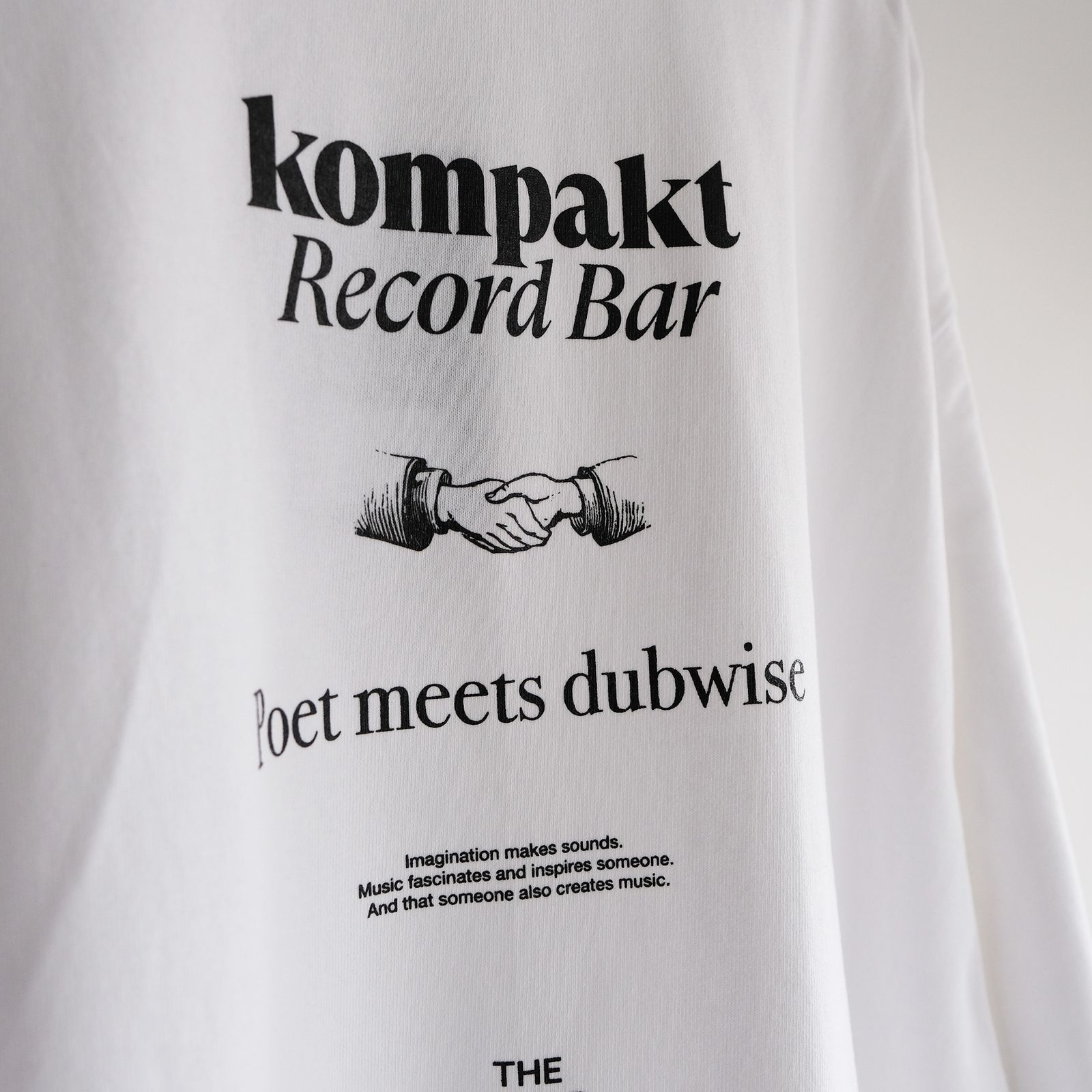 Kompakt Record Barx + PMD Oversized L/S T-Shirt -Tシャツ-（White / ホワイト）