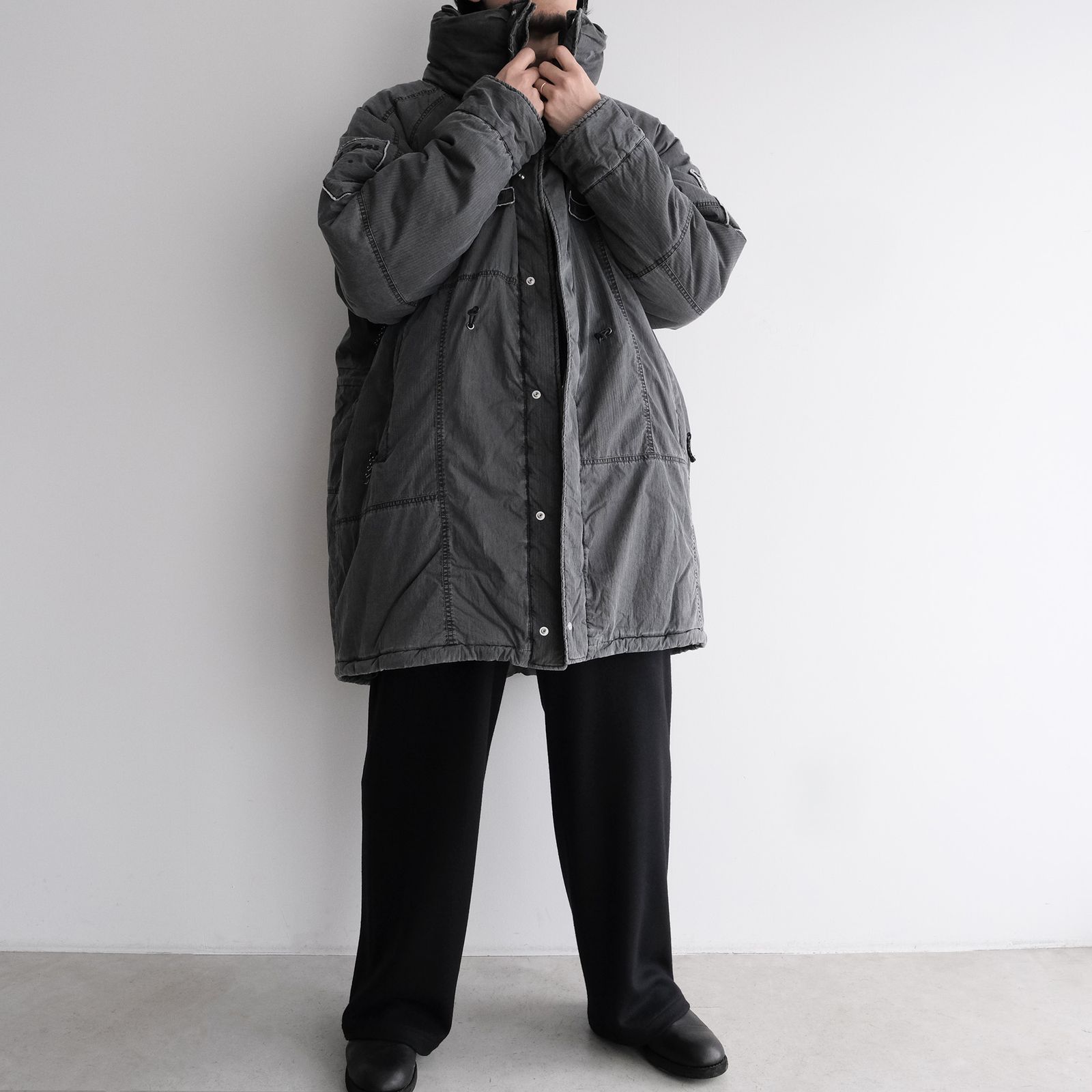 Padded Tactical Field Coat（INNAT×WILD THINGS）-コート-（Black / ブラック）