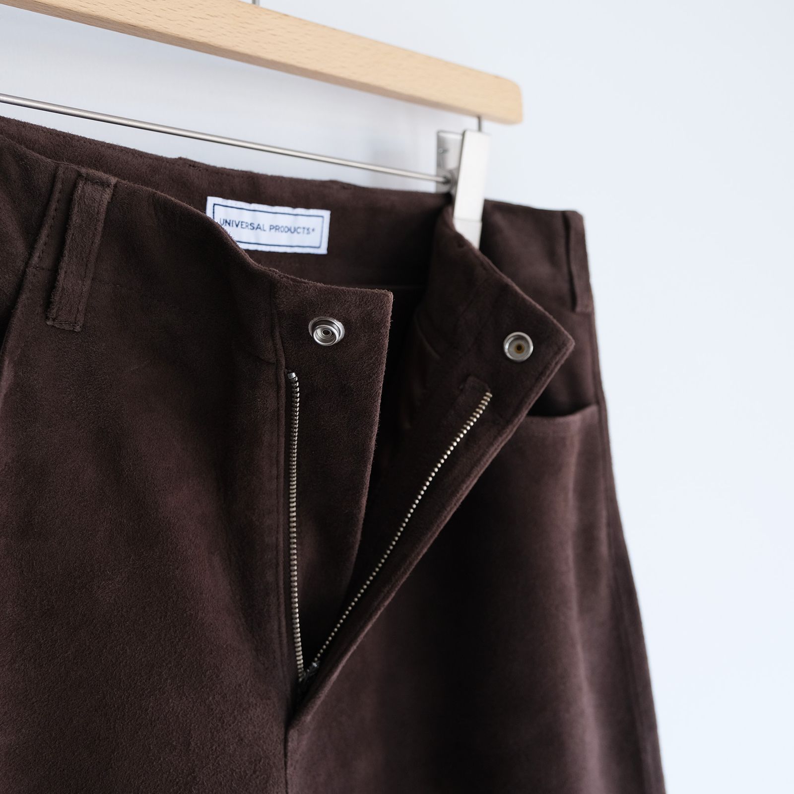Suede Trousers -パンツ-（Brown / ブラウン）