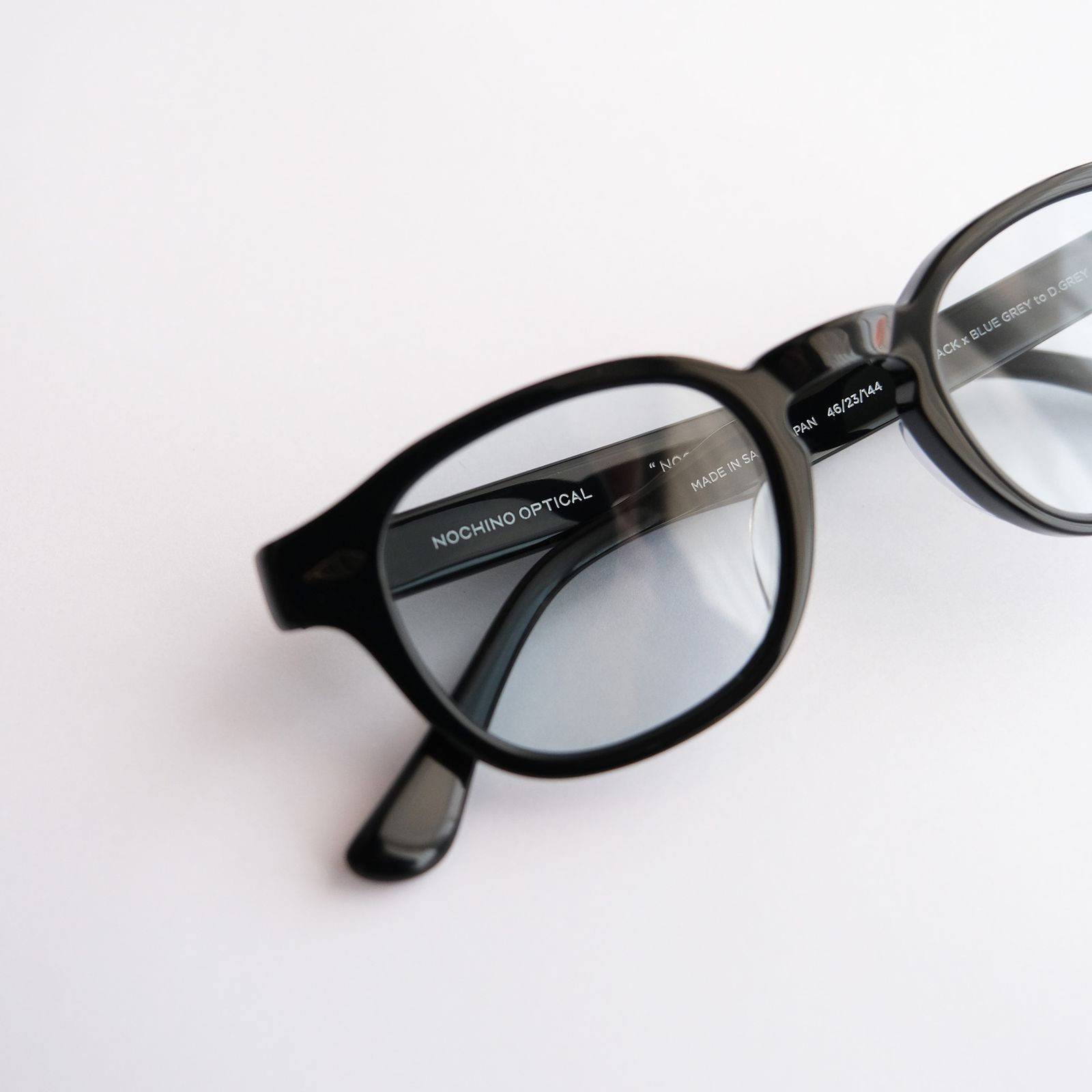 "NOCHINO" Glass Black × Aofuji Blue to D.Gray (調光モデル) -サングラス-
