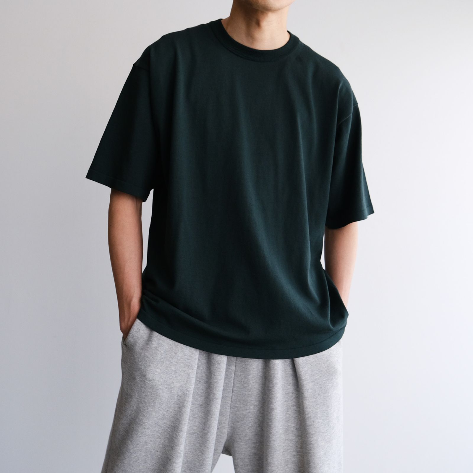 Fresca Knit Crew Neck Sweater -Tシャツ-（Green / グリーン）