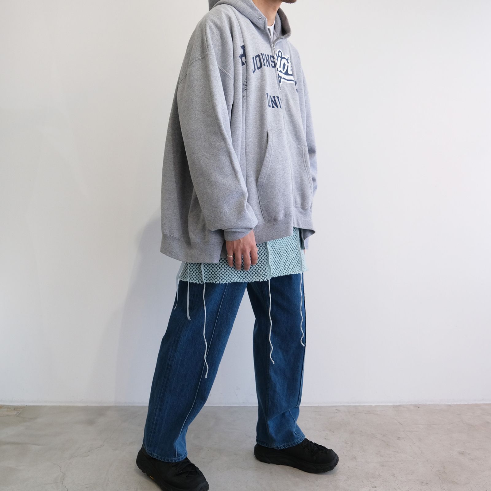 『MOHAIR LONG SLEEVE』-ニット-（SAX / サックス）
