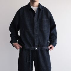 Silk Denim Work Jacket -ジャケット-（Indigo / インディゴ）
