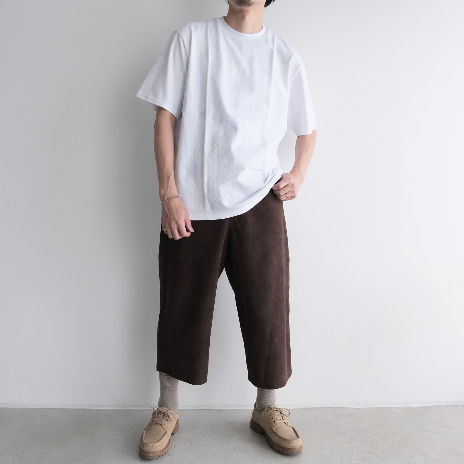 Suede Trousers -パンツ-（Brown / ブラウン）