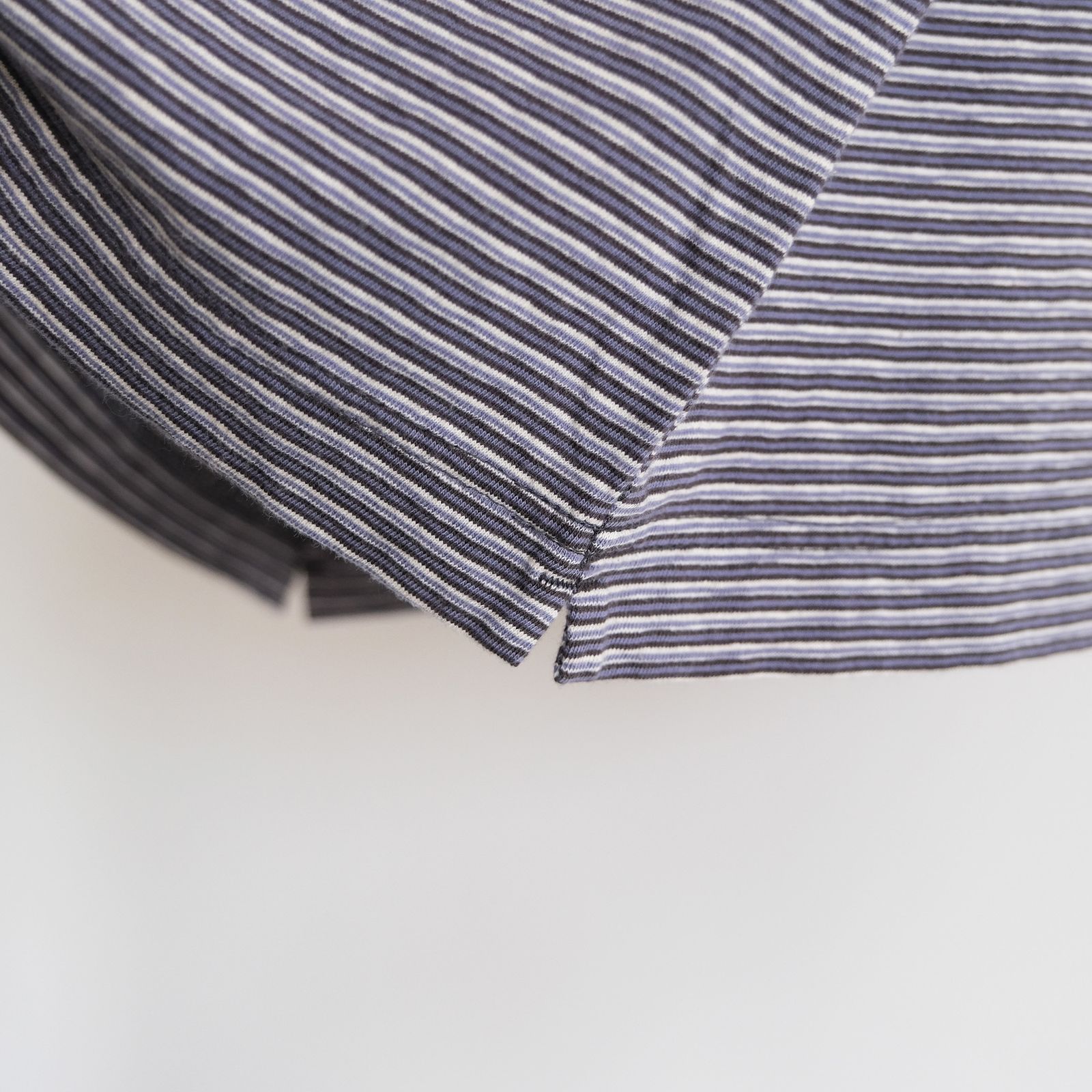 Old Border S/S T-Shirt -Tシャツ-（Charcoal×Purple / チャコール×パープル）