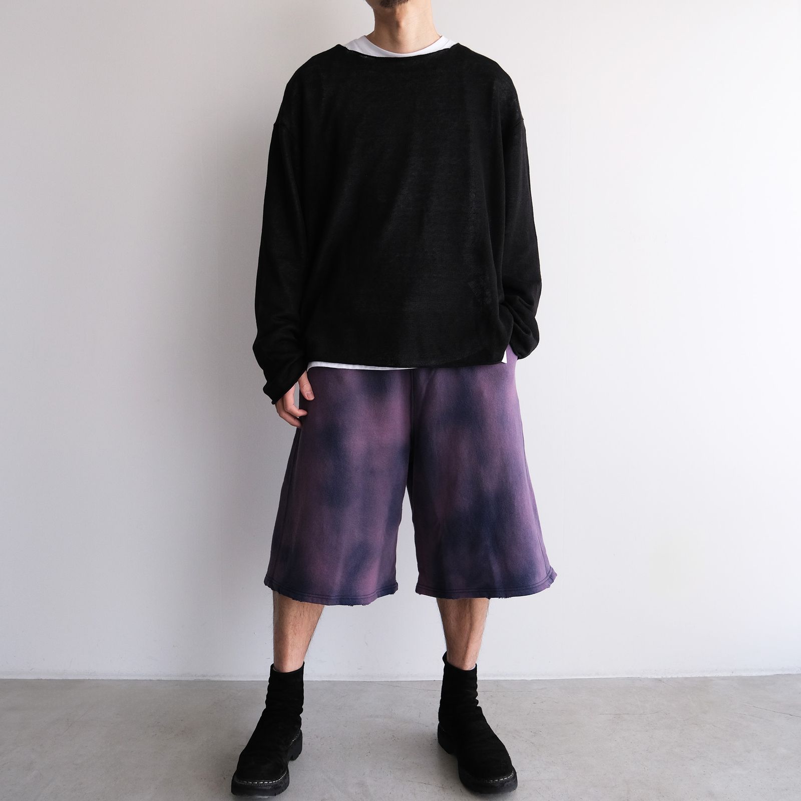 Sweat Half Pants -ショーツ-（Navy / ネイビー）