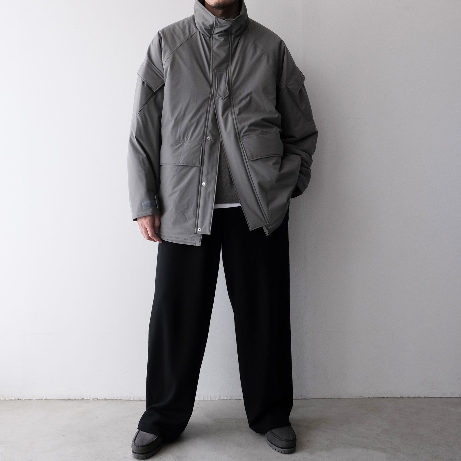 PERTEX SHIELD Insulated Military Parka -ジャケット-（Stone Gray / ストーングレー）GM263-30271