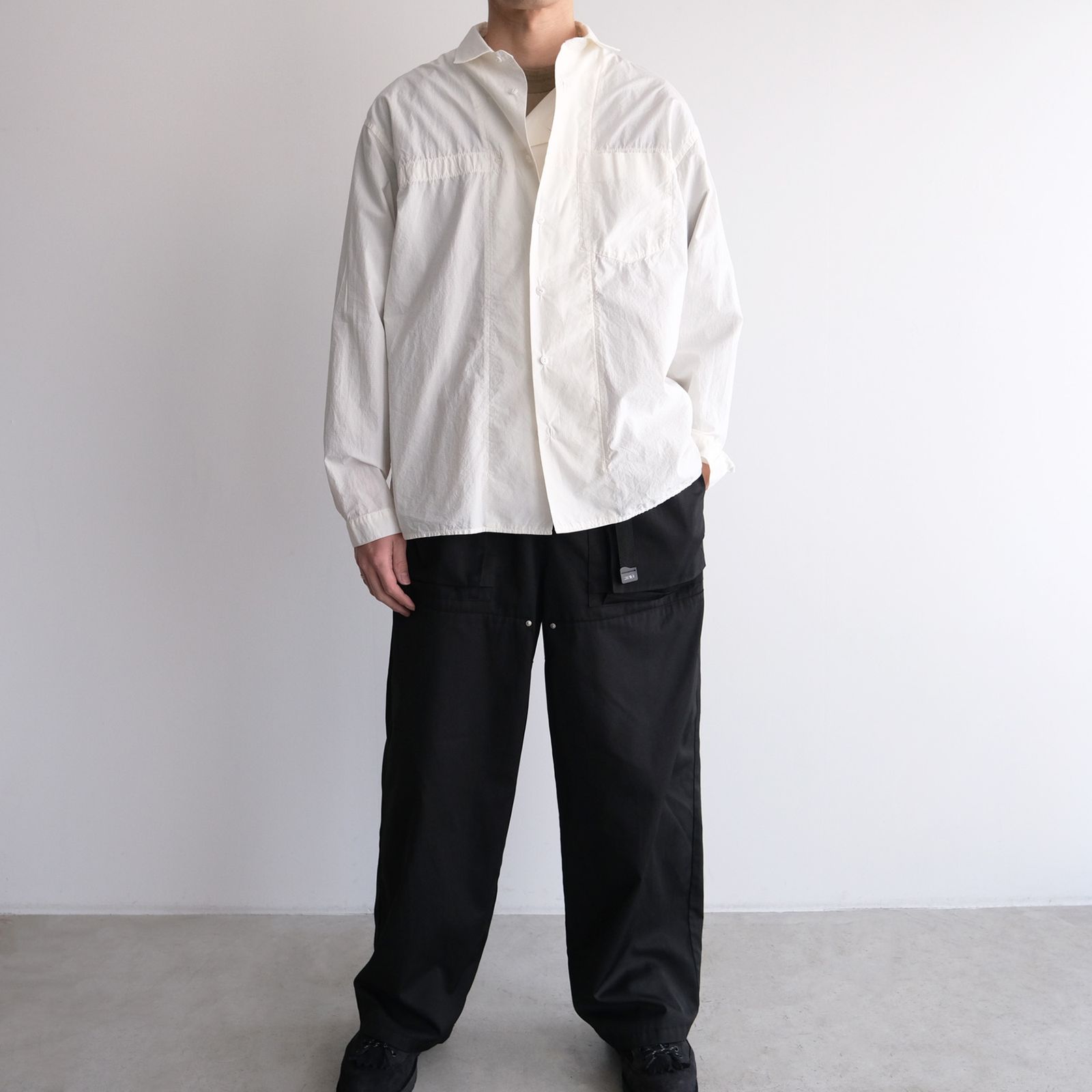 Loose Box Shirt - シャツ -（White / ホワイト）