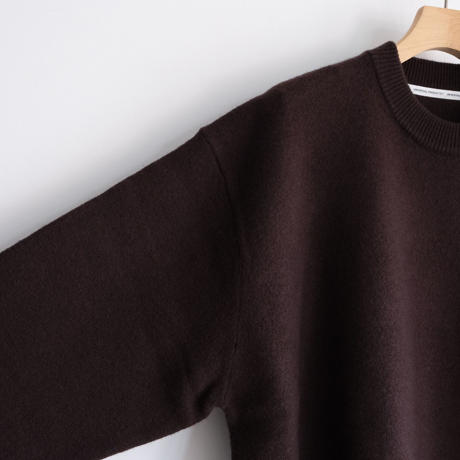 Felted Merino Wool Foodie Knit -パーカー-（Brown / ブラウン）