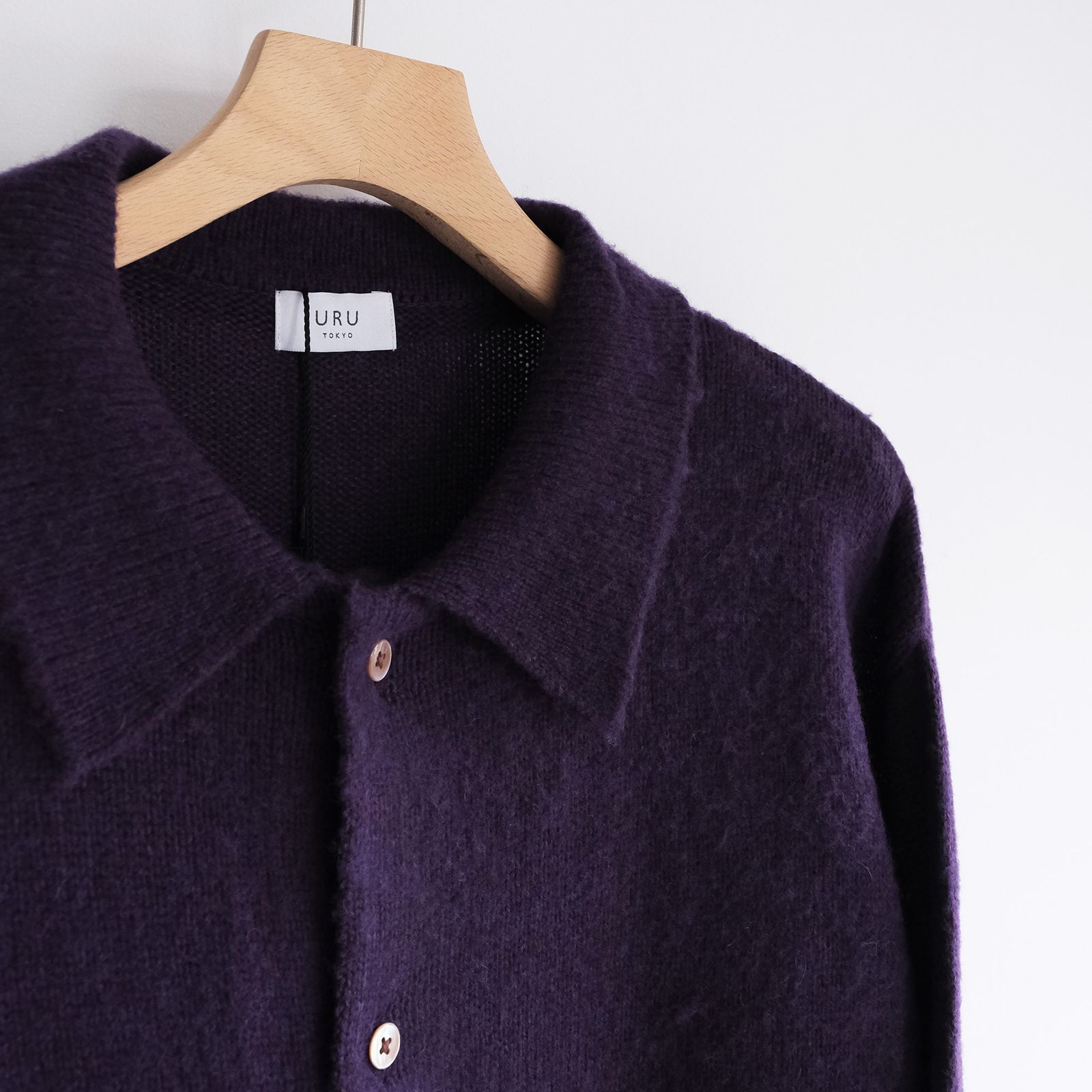 Knit Cardigan -カーディガン-（Purple / パープル）