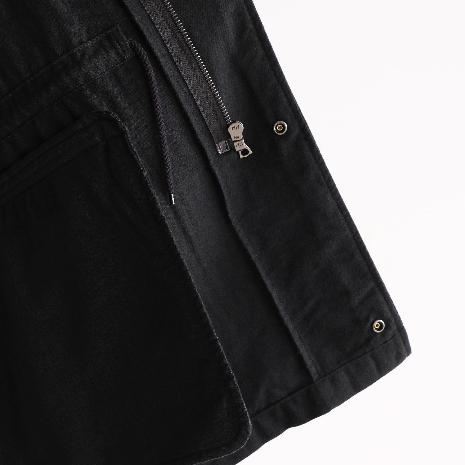 Cotton Wool Miritary Blouson -ジャケット-（Black / ブラック）