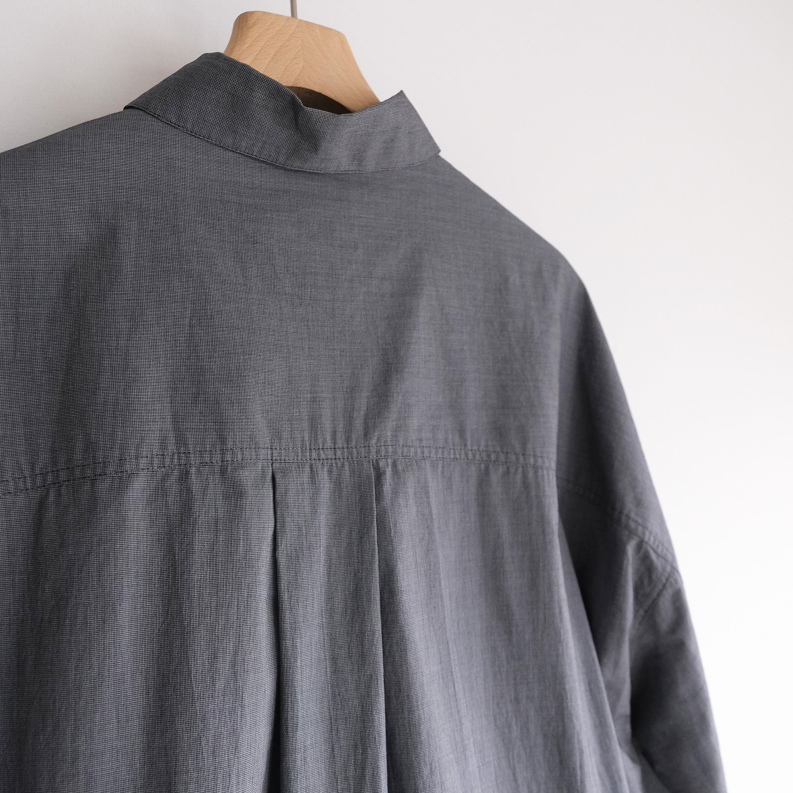 Seersucker Pullover Shirt -シャツ-（Gray / グレー）GU261-50445