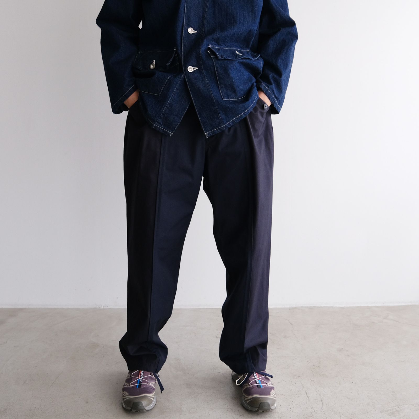 『Blocked Work Pants』-パンツ-（Navy / ネイビー）