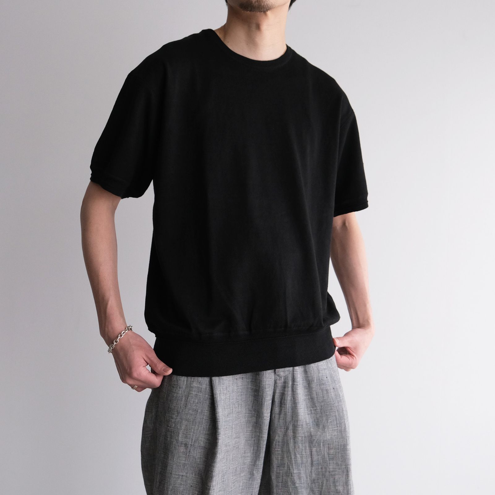 2/26Safirin 18Gauge Knit Pullover -Tシャツ-（Black / ブラック）