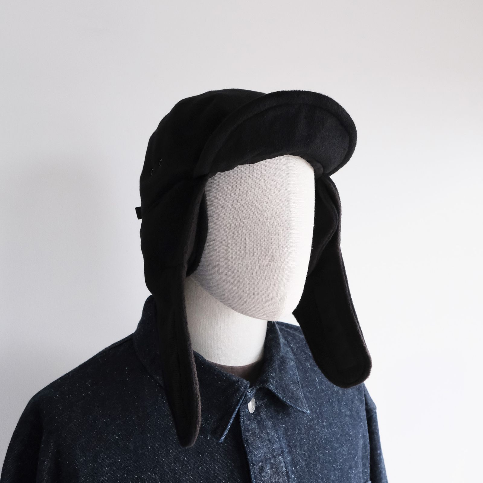 Angola Army Ear Cap -キャップ-（Black / ブラック）