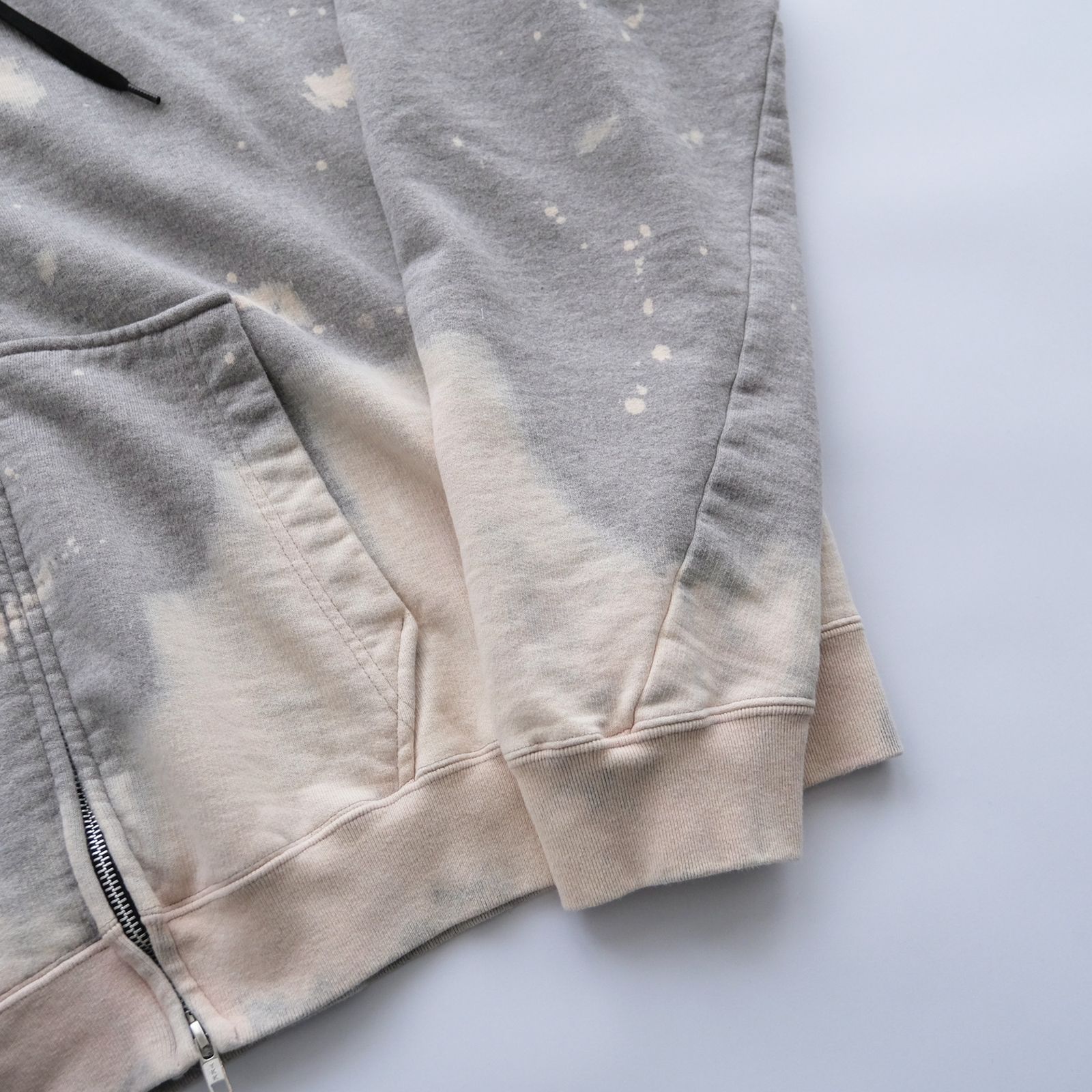 Hand Dye Twist Parka -パーカー-（Gray / グレー）